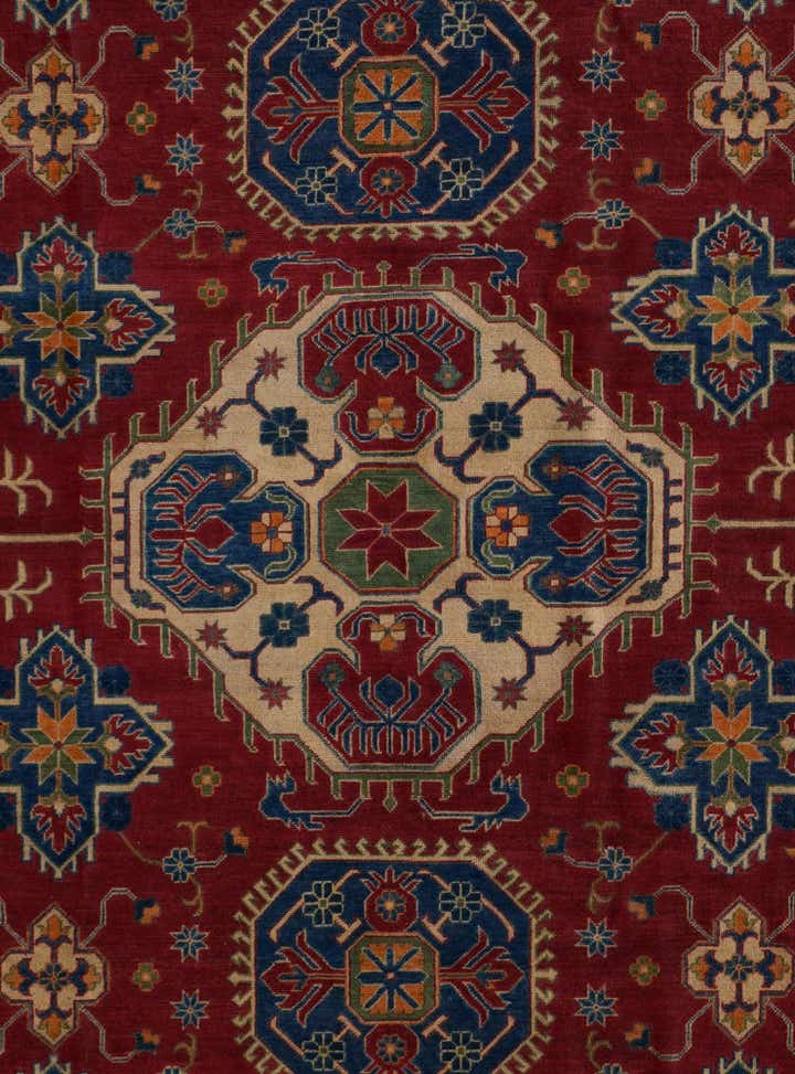 8' 2 x 9' 7 Hand Knotted Kazak Rug