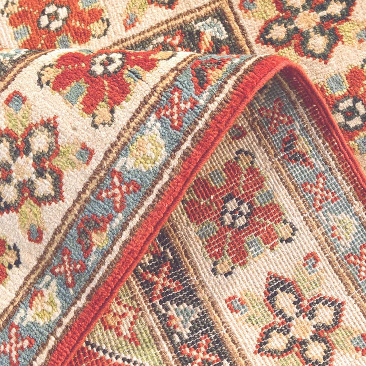 Detail image of 2' 6 x 4' Hand Knotted Kazak Rug