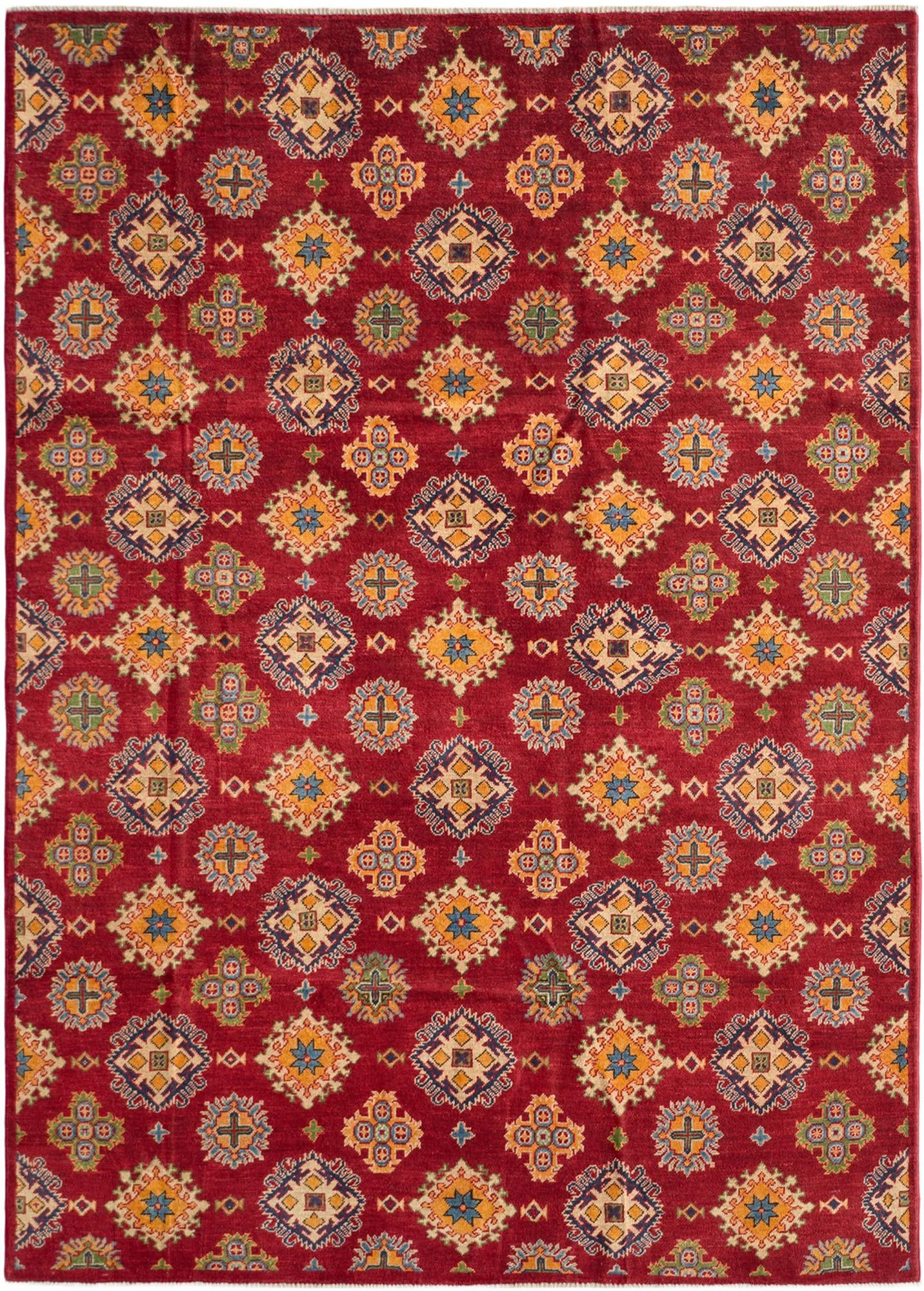 Detail image 2 of 10: 6' 10 x 9' 8 Hand Knotted Kazak Rug