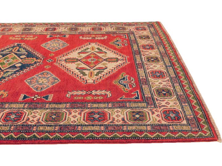 4' 4 x 6' 3 Hand Knotted Kazak Rug