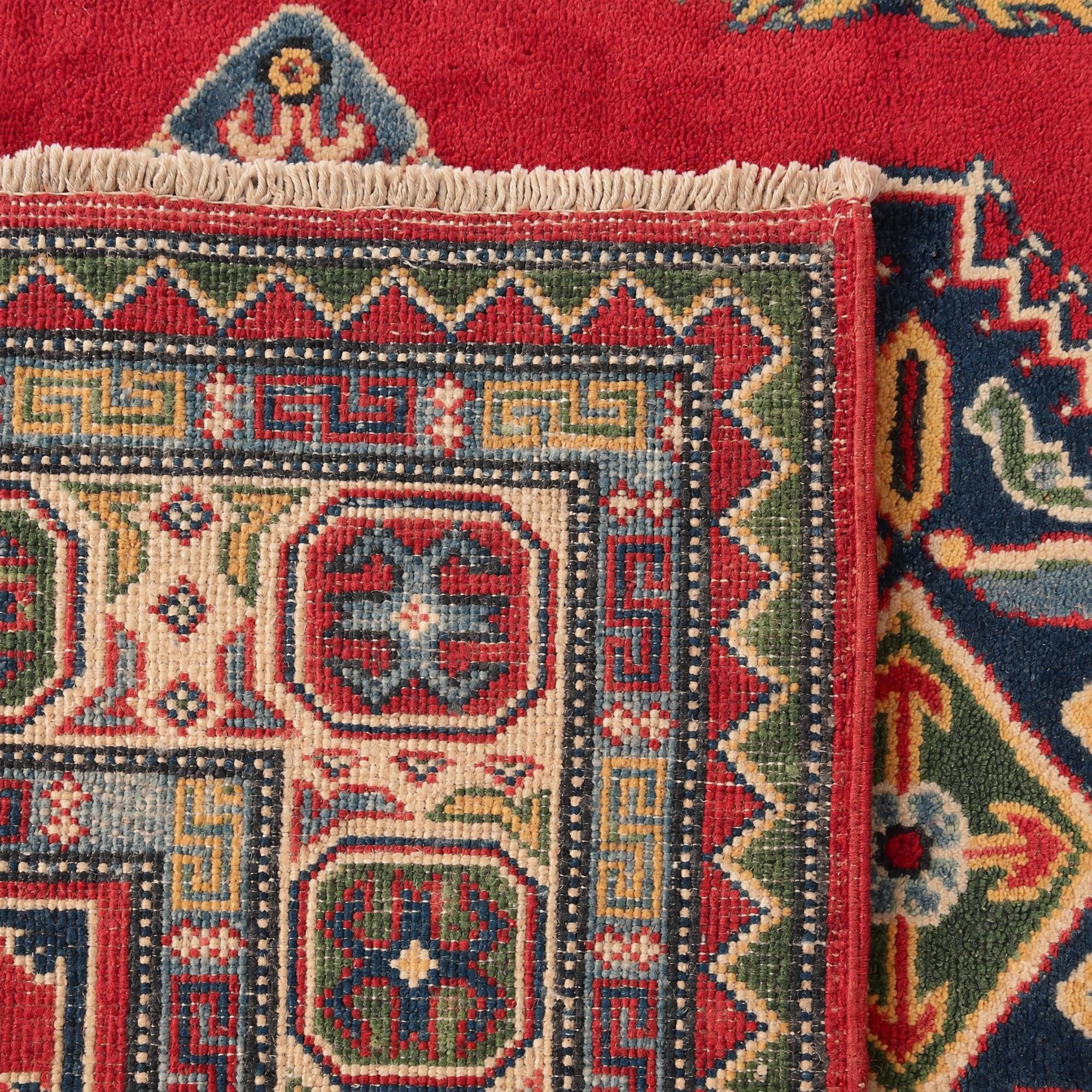 135cm x 190cm Hand Knotted Kazak Rug