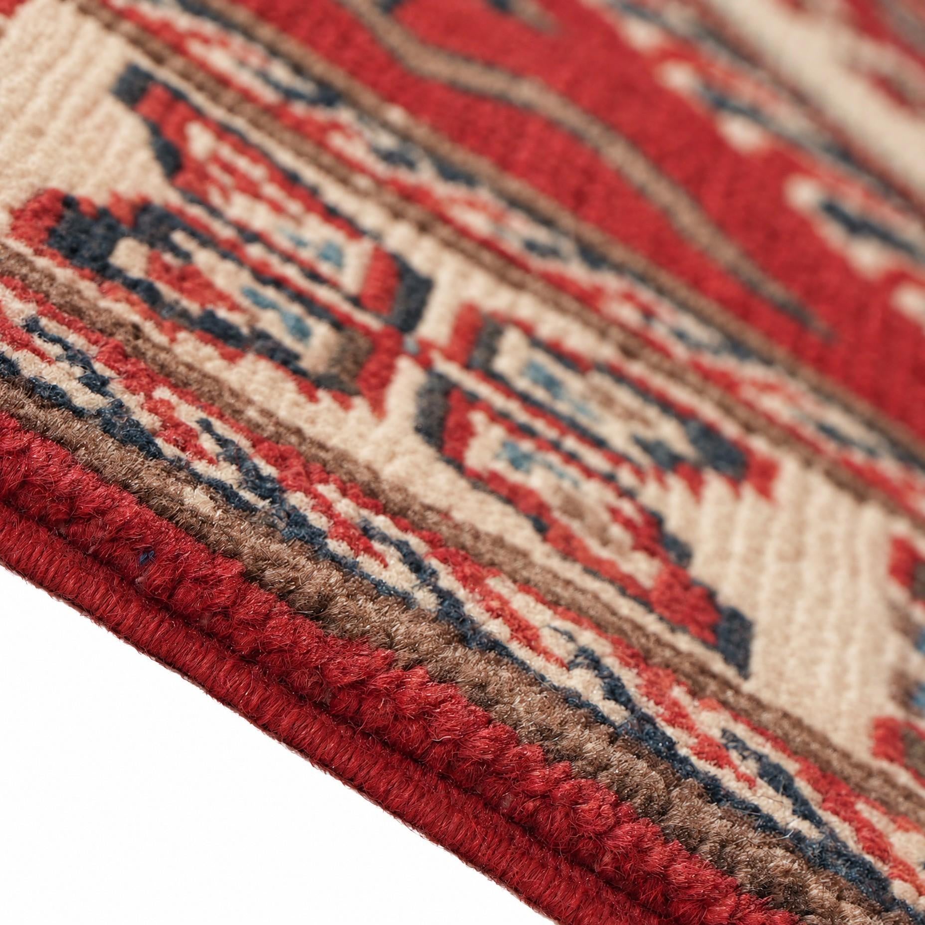 80cm x 135cm Handgeknüpft Kazak Teppich