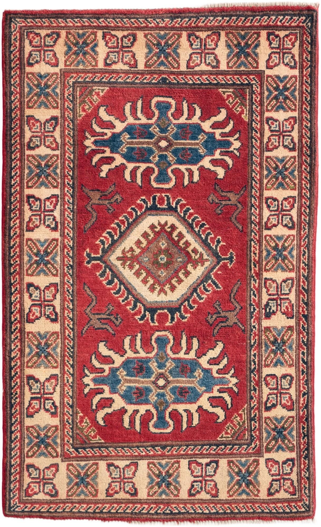 2' 8 x 4' 5 Hand Knotted Kazak Rug