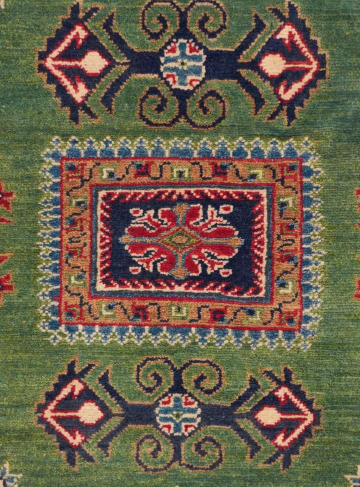 3' 3 x 4' 9 Hand Knotted Kazak Rug