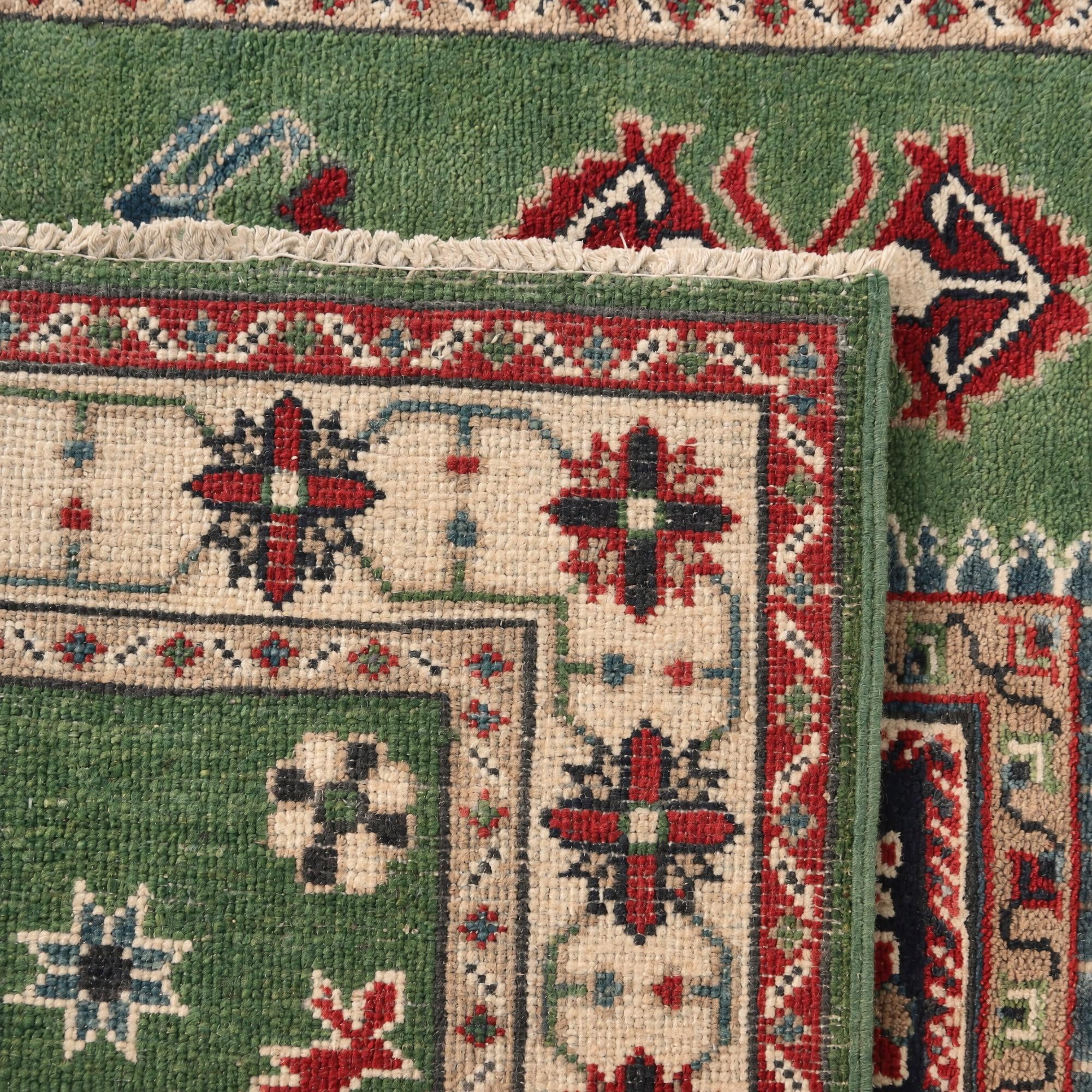 100cm x 145cm Hand Knotted Kazak Rug