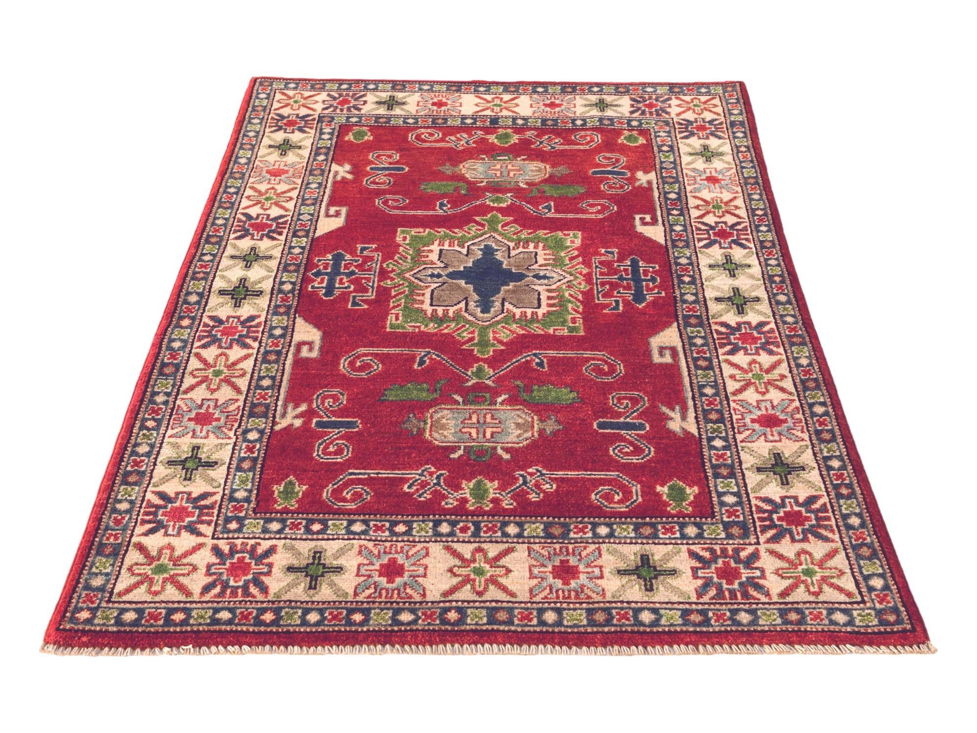 3' 3 x 5' 1 Hand Knotted Kazak Rug