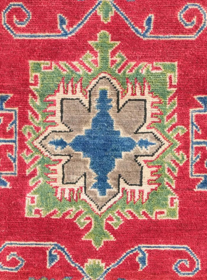 Detail image of 3' 3 x 5' 1 Hand Knotted Kazak Rug