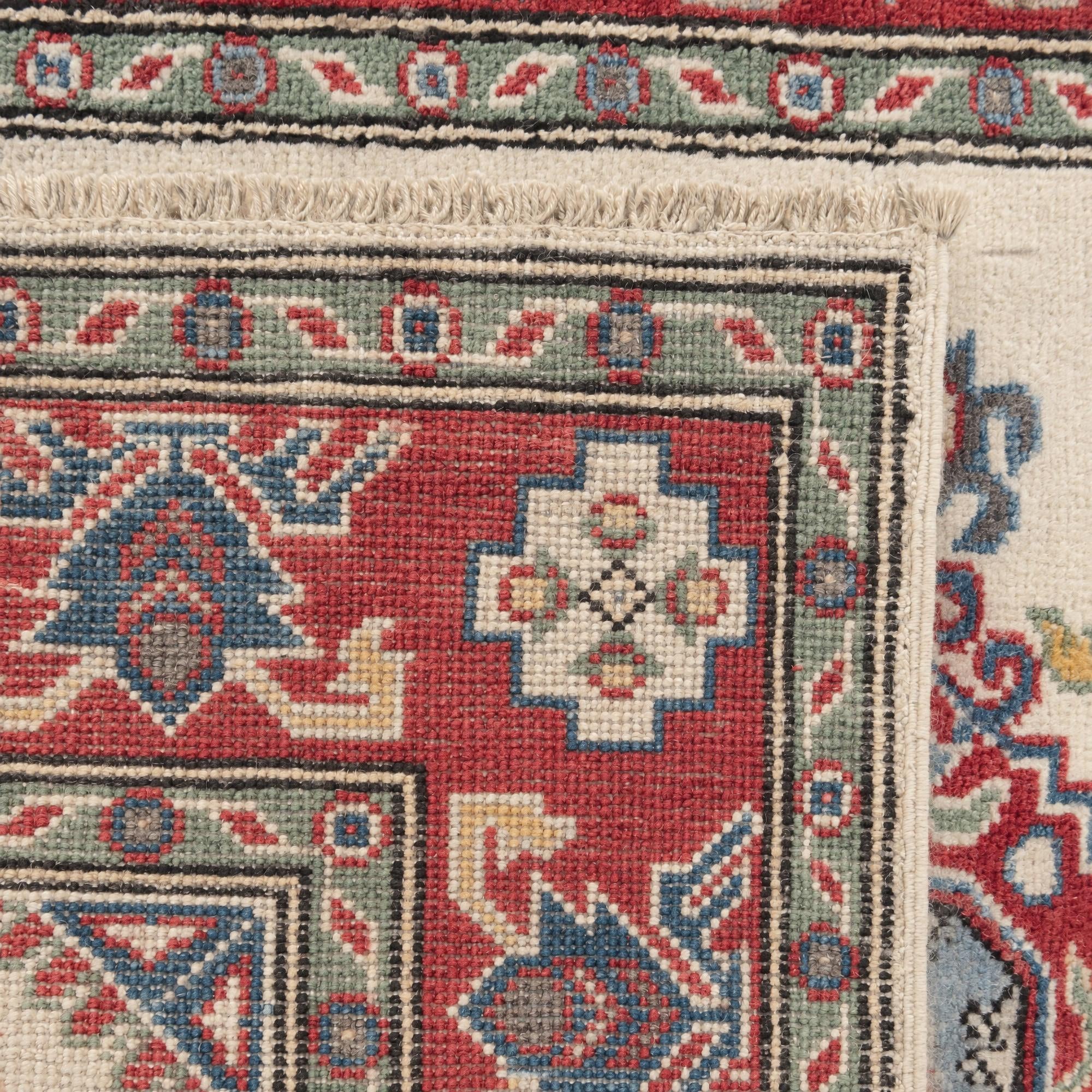 105cm x 150cm Hand Knotted Kazak Rug