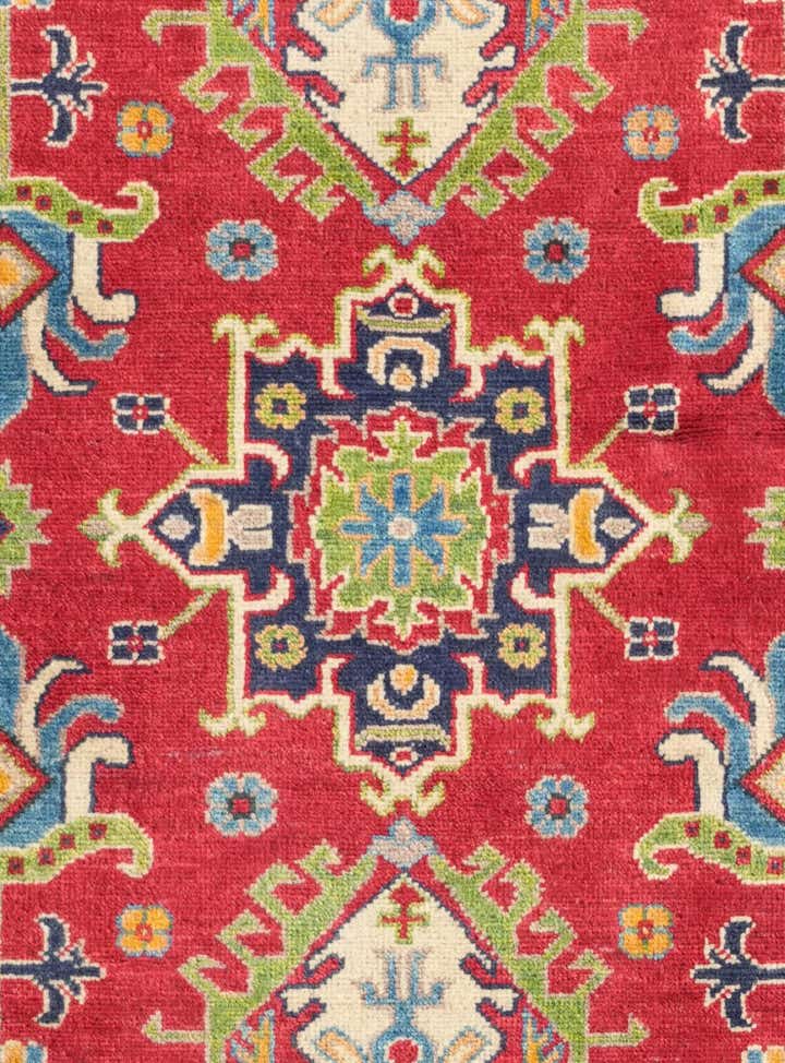 3' 5 x 4' 8 Hand Knotted Kazak Rug