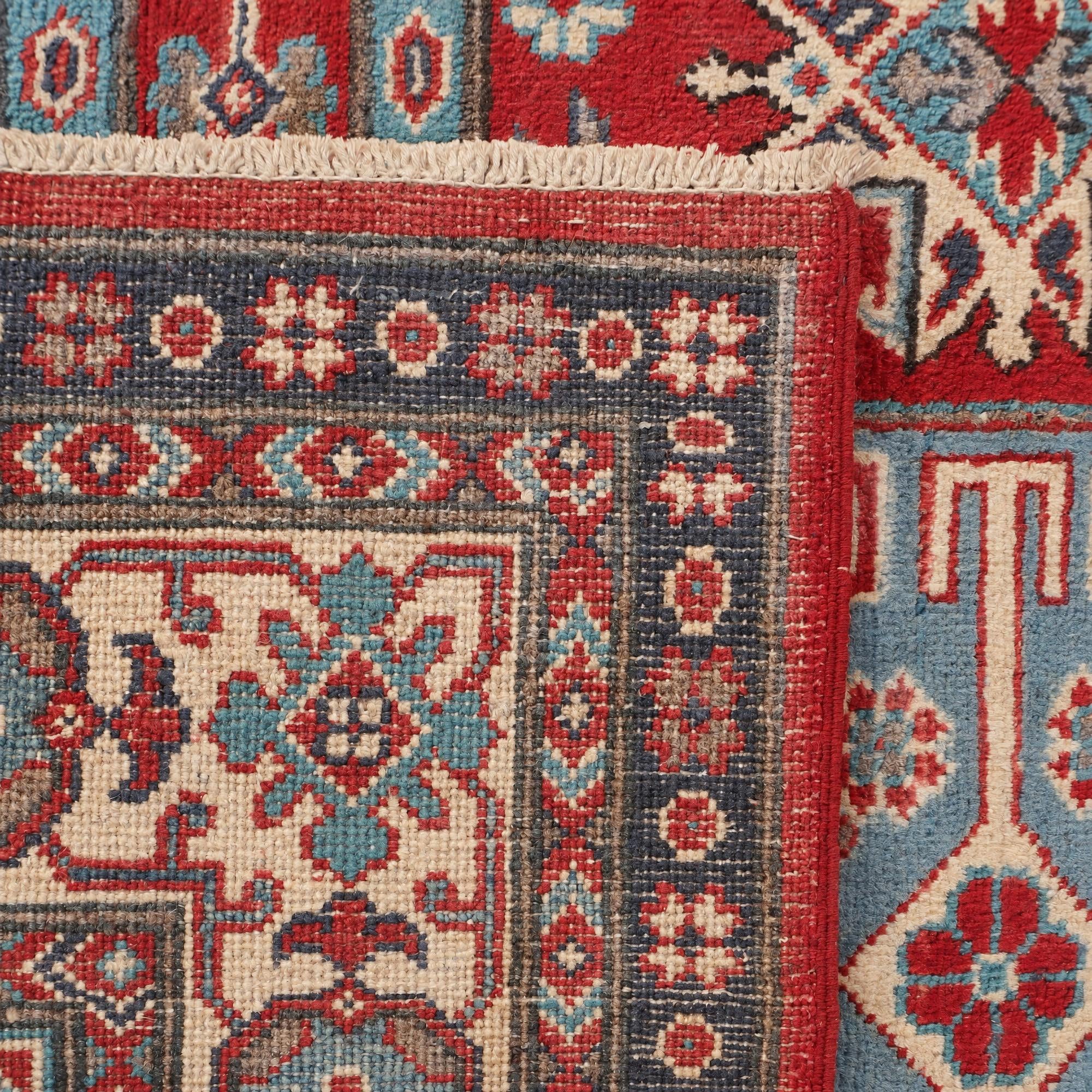 150cm x 210cm Hand Knotted Kazak Rug