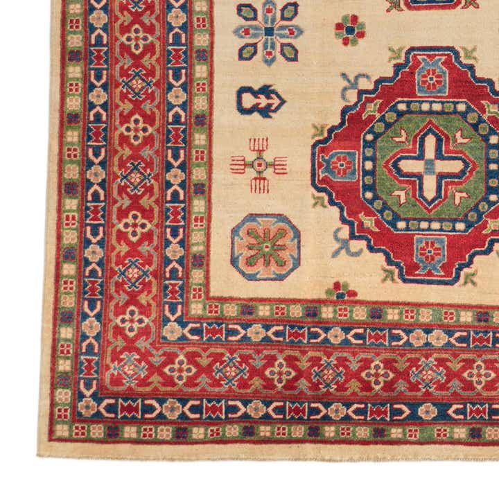 6' 7 x 9' 6 Hand Knotted Kazak Rug