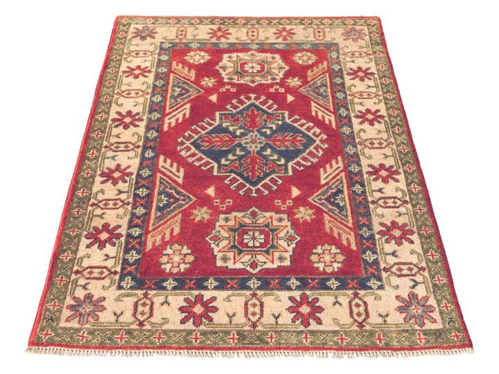 2' 9 x 4' 1 Hand Knotted Kazak Rug