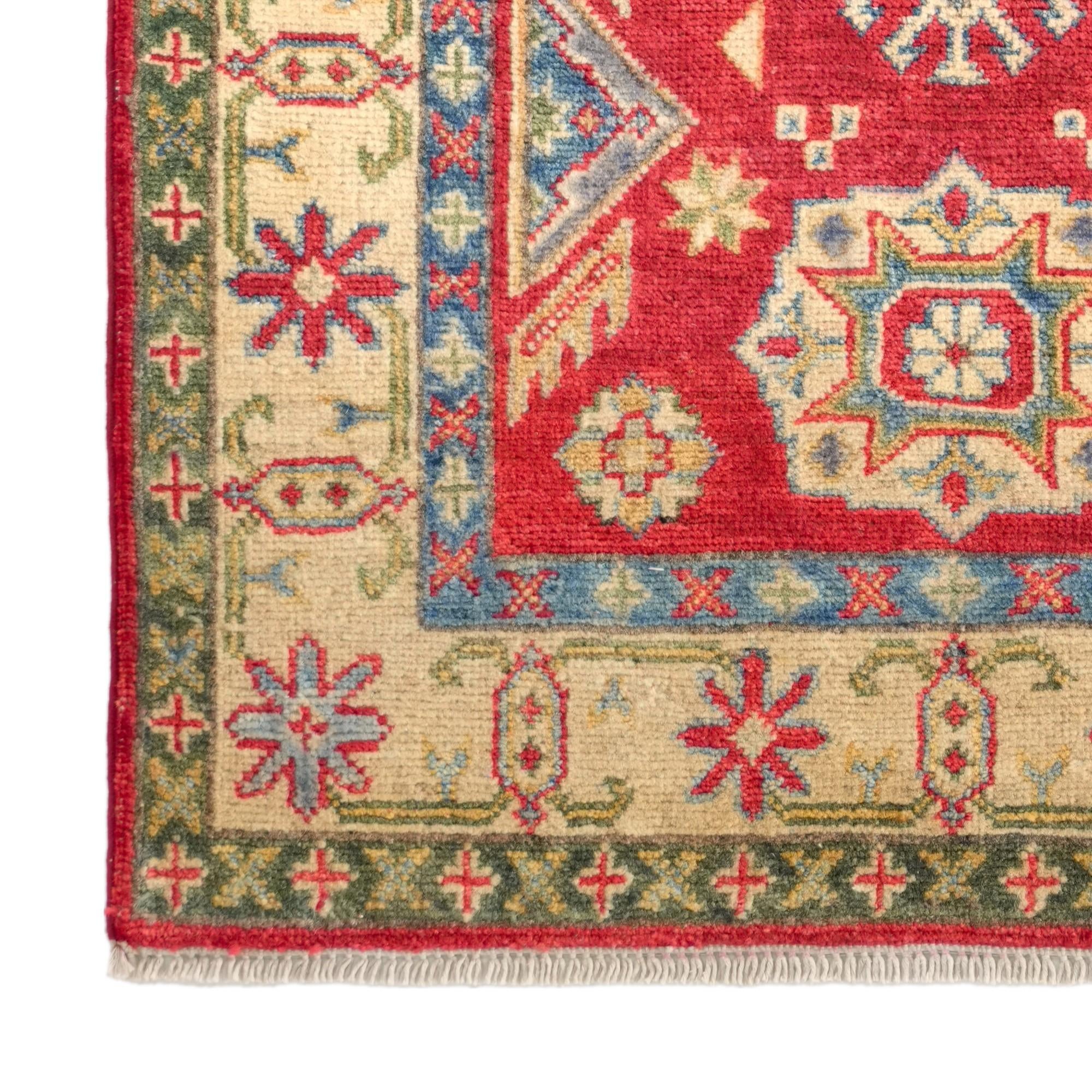 2' 9 x 4' 1 Hand Knotted Kazak Rug
