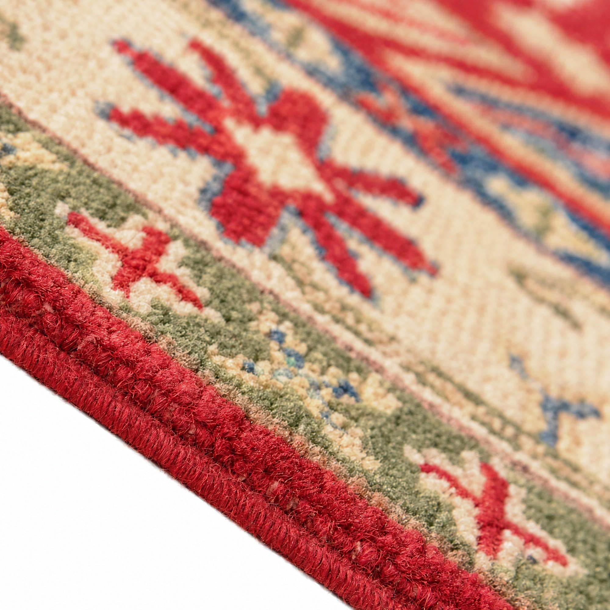 85cm x 125cm Hand Knotted Kazak Rug