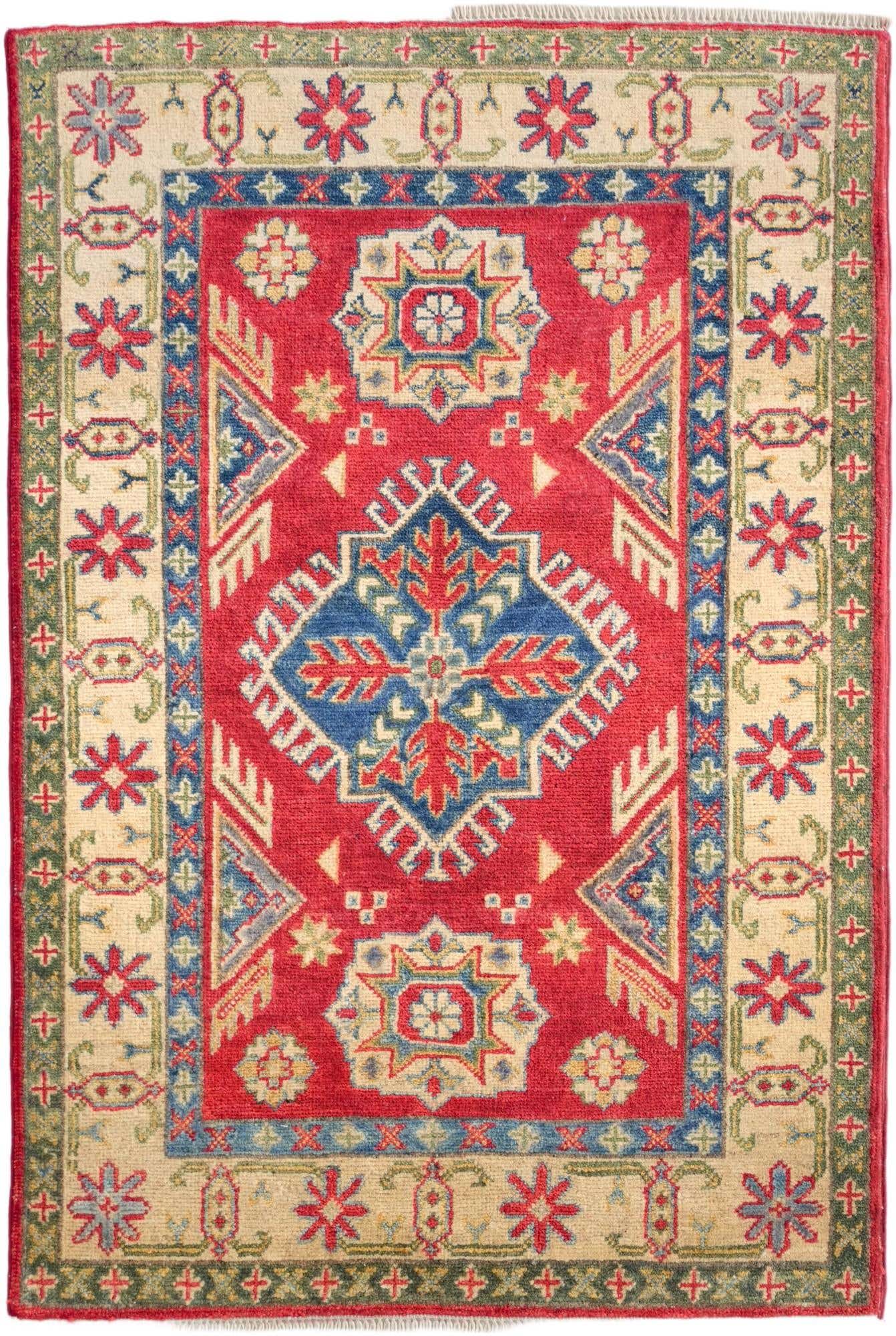 2' 9 x 4' 1 Hand Knotted Kazak Rug