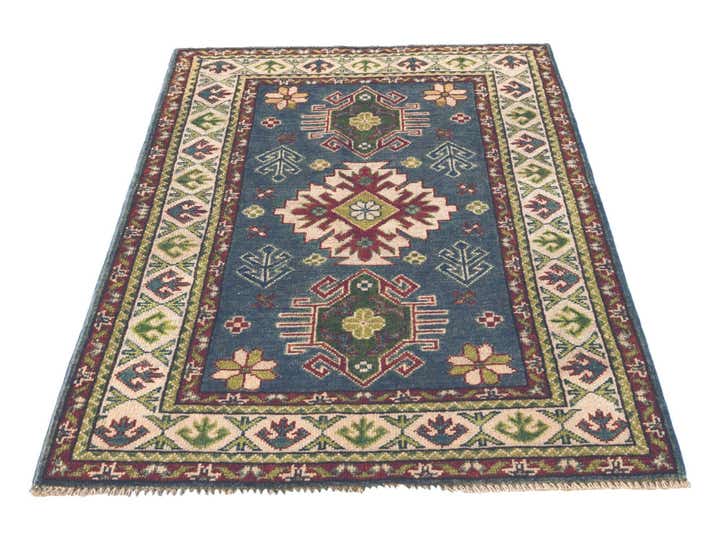 2' 8 x 4' 1 Hand Knotted Kazak Rug
