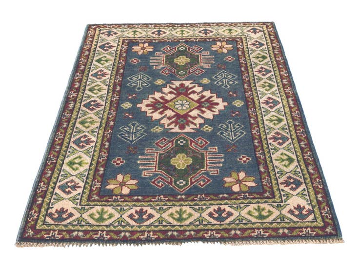 Detail image of 2' 8 x 4' 1 Hand Knotted Kazak Rug