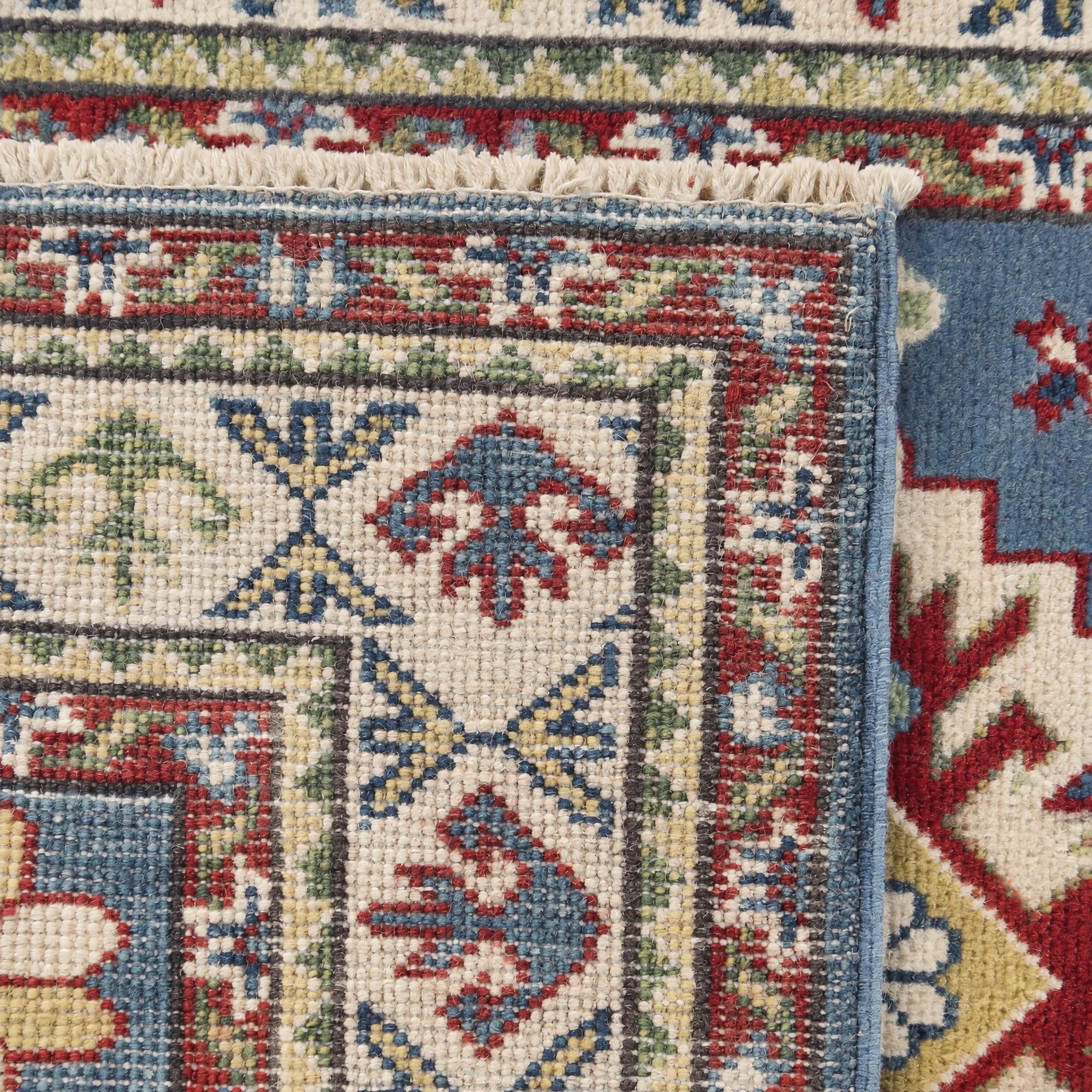 80cm x 125cm Hand Knotted Kazak Rug