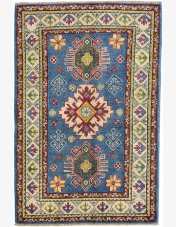 2' 8 x 4' 1 Hand Knotted Kazak Rug