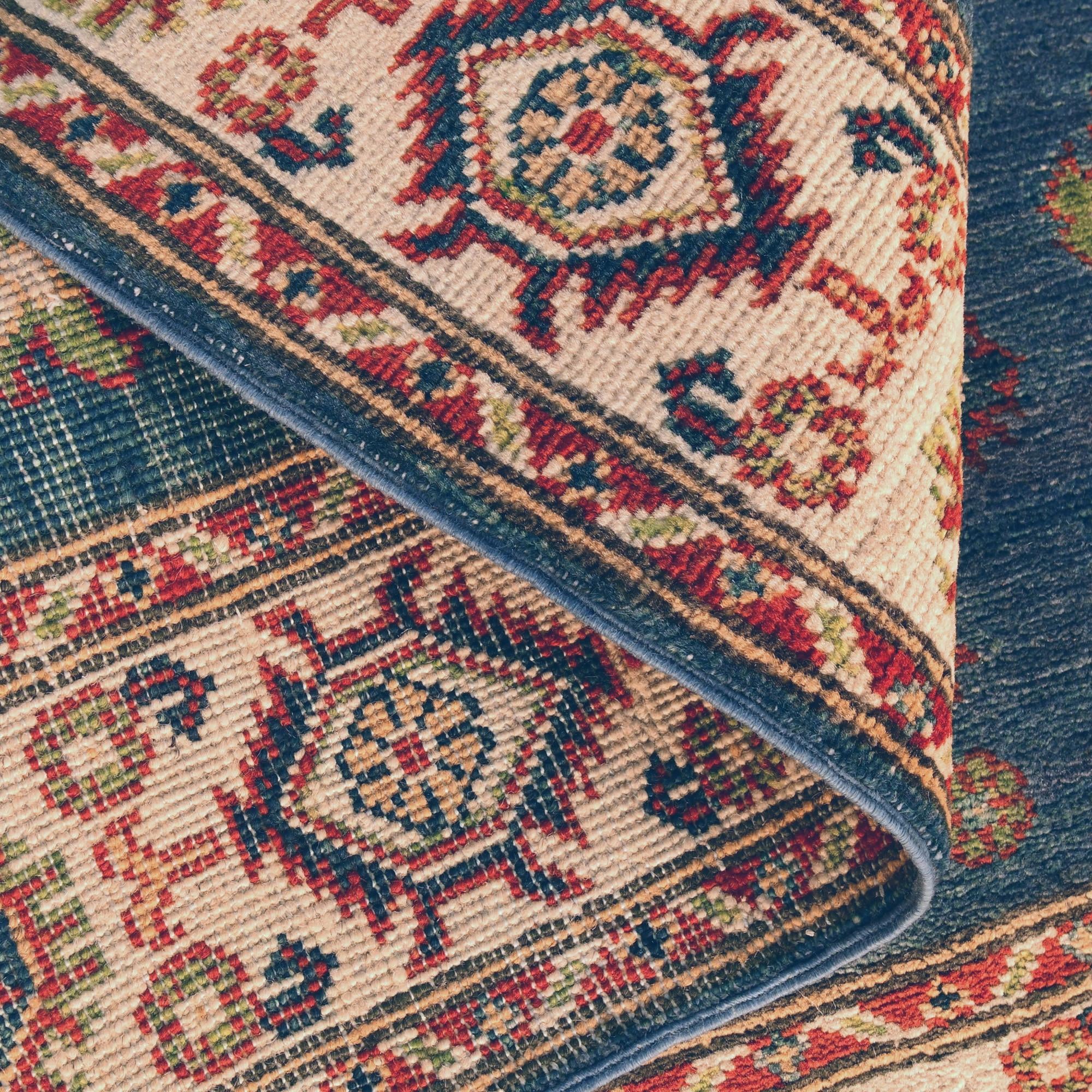3' 2 x 4' 10 Hand Knotted Kazak Rug