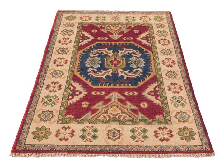 2' 8 x 4' 1 Hand Knotted Kazak Rug