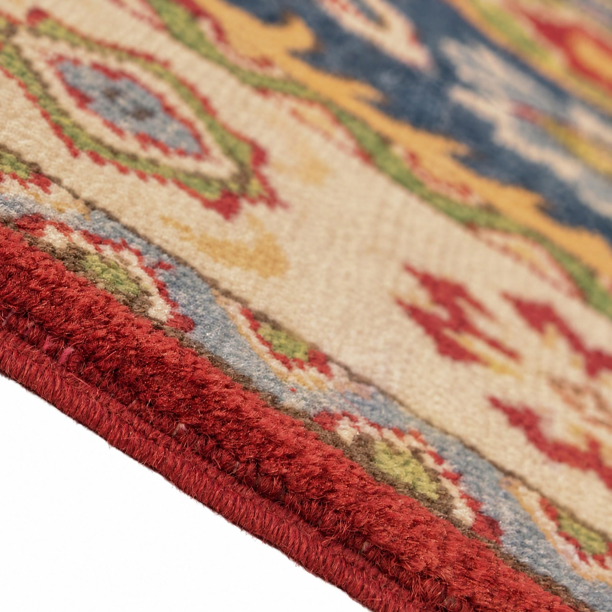 80cm x 125cm Hand Knotted Kazak Rug
