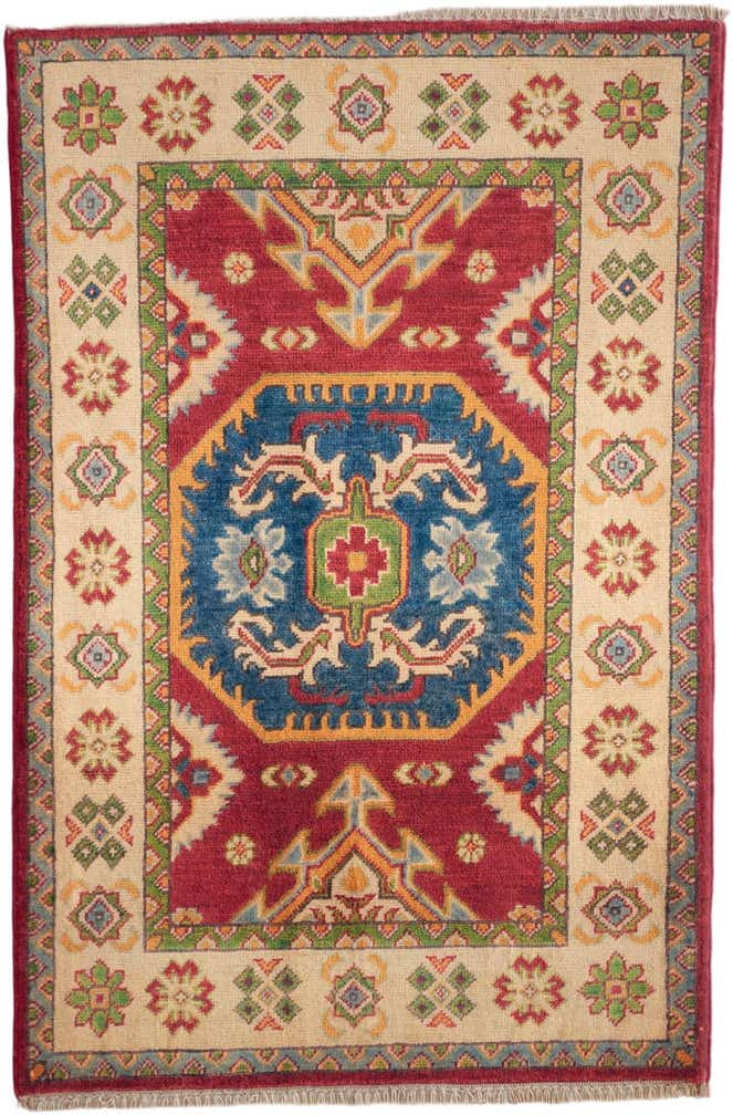 2' 8 x 4' 1 Hand Knotted Kazak Rug
