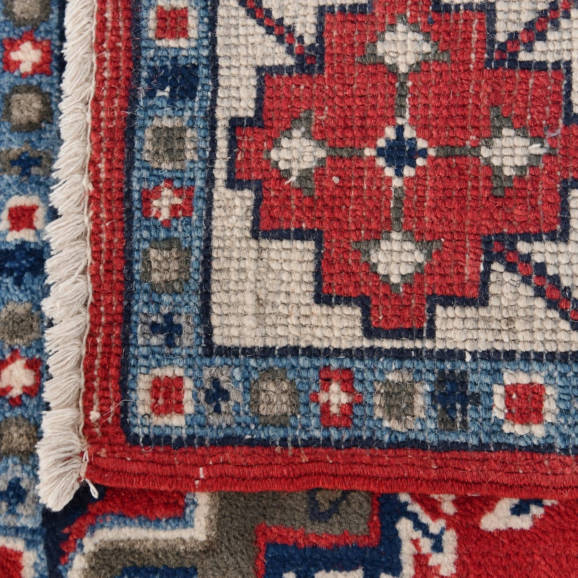 100cm x 155cm Hand Knotted Kazak Rug