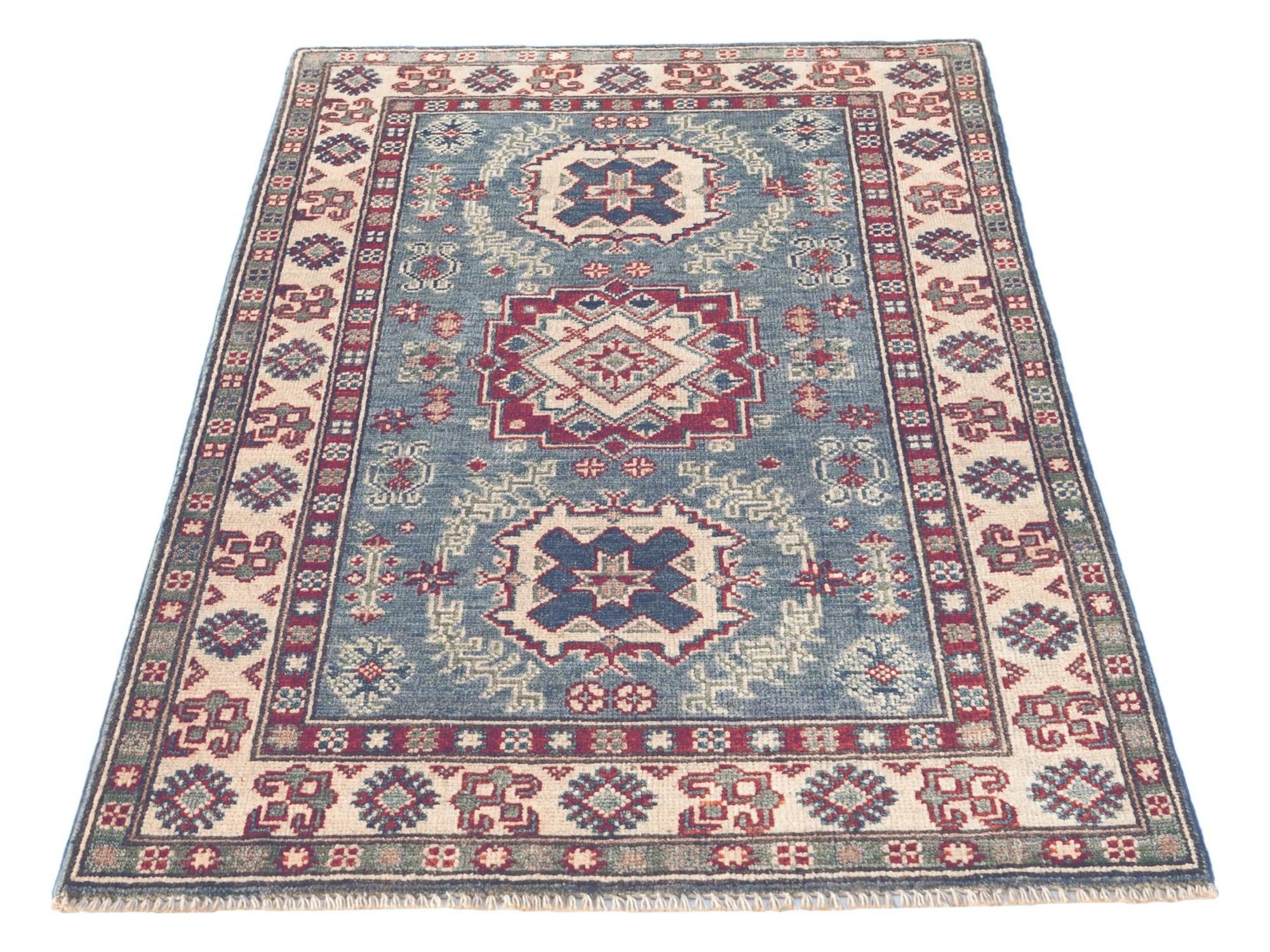 2' 7 x 4' 1 Hand Knotted Kazak Rug