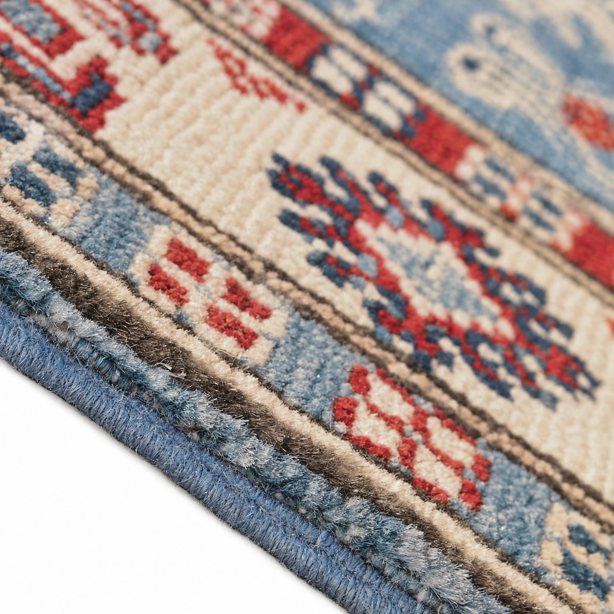80cm x 125cm Hand Knotted Kazak Rug
