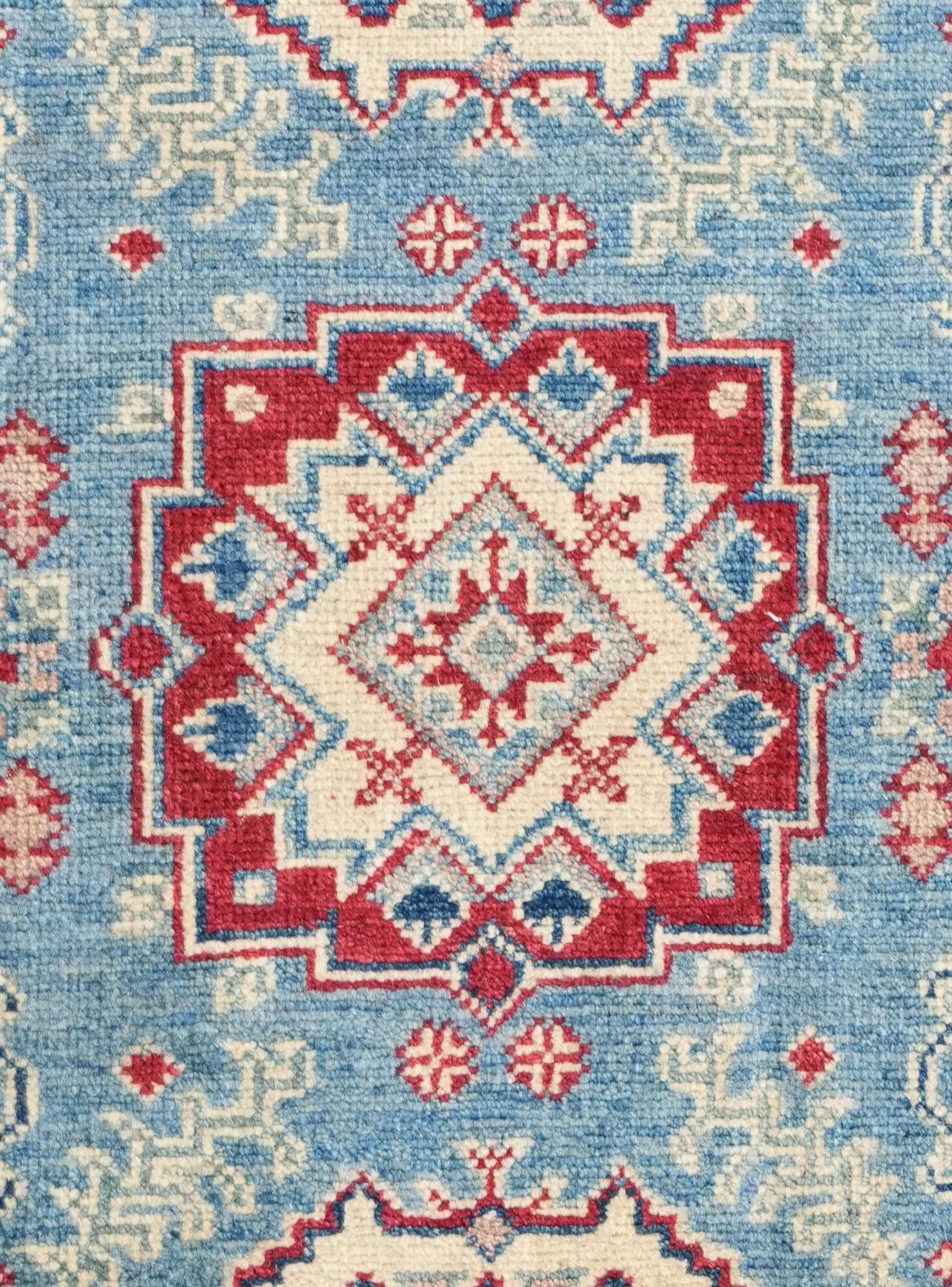 2' 7 x 4' 1 Hand Knotted Kazak Rug