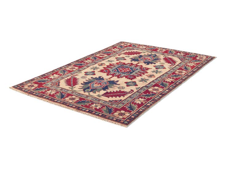 Detail image of 3' 6 x 5' 2 Hand Knotted Kazak Rug