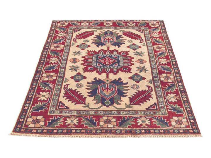 3' 6 x 5' 2 Hand Knotted Kazak Rug