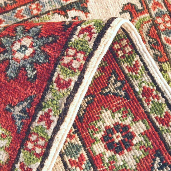 1' 11 x 3' 1 Hand Knotted Kazak Rug