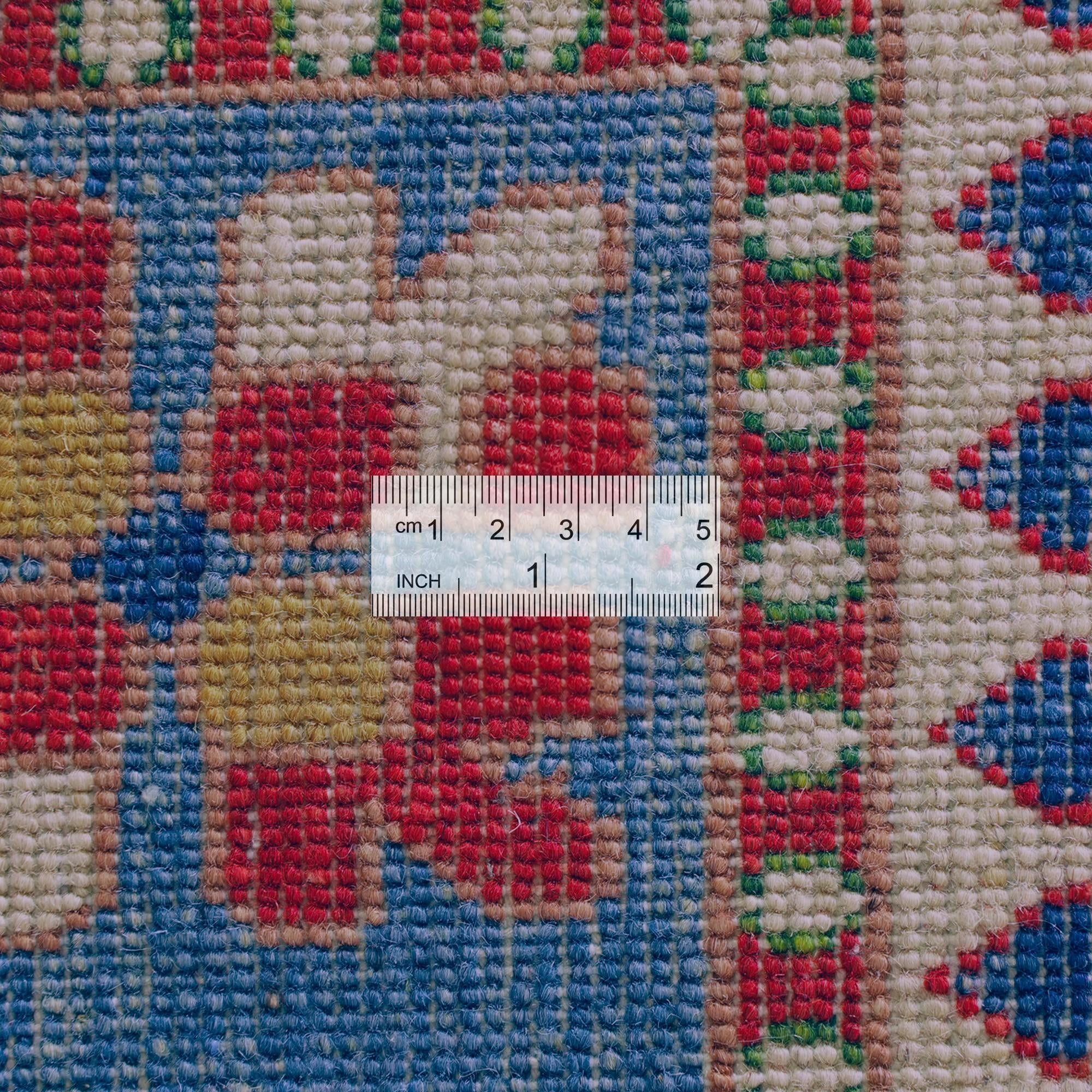 Detail image 9 of 10: 6' 4 x 9' 10 Hand Knotted Kazak Rug