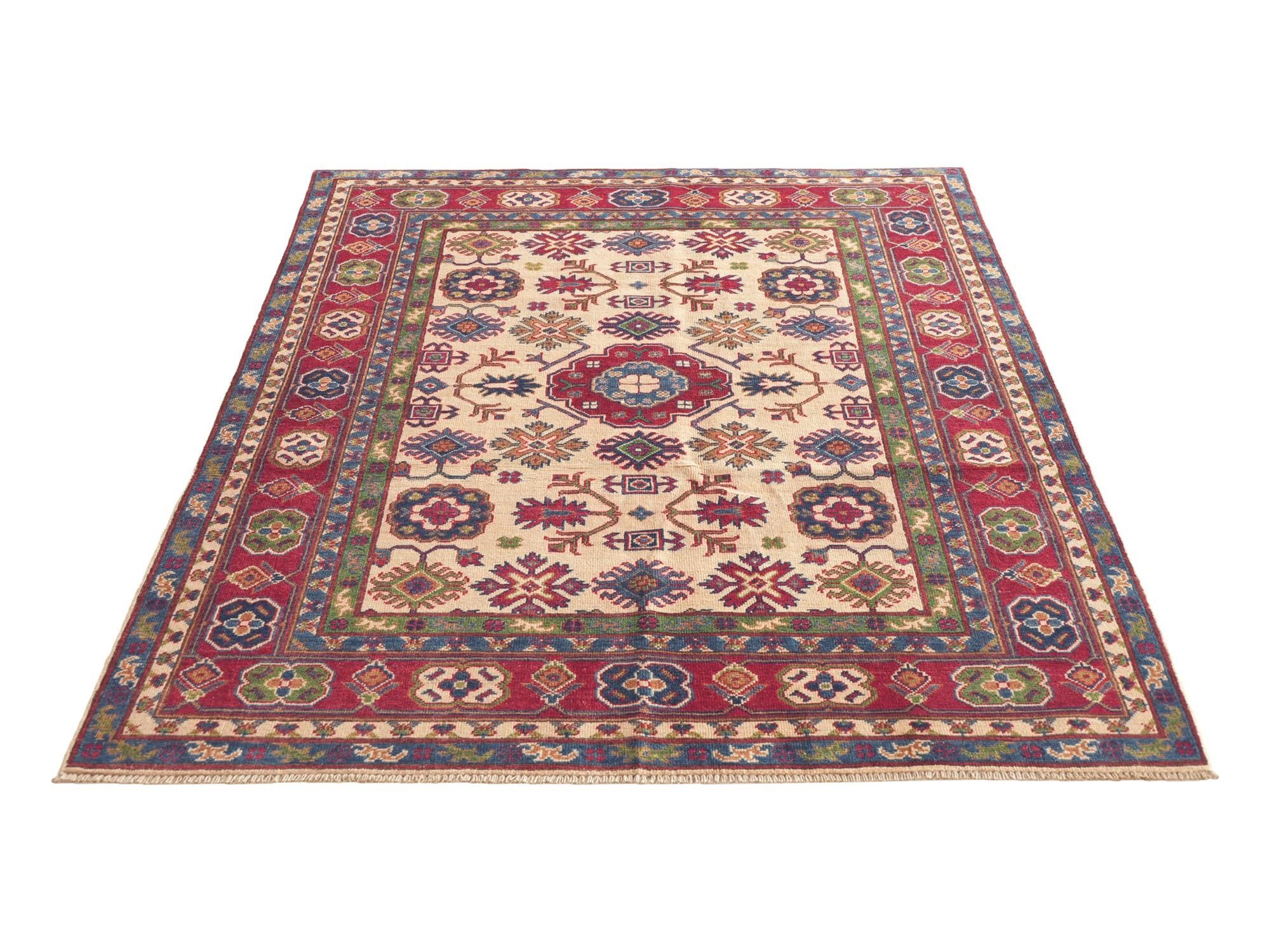 145cm x 210cm Hand Knotted Kazak Rug