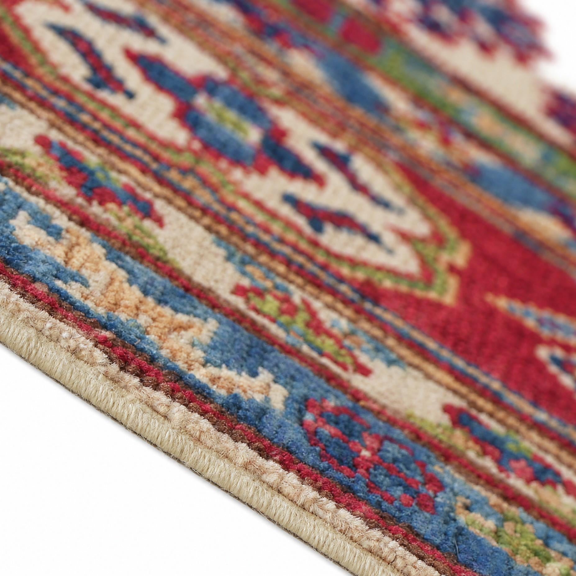 145cm x 210cm Handgeknüpft Kazak Teppich