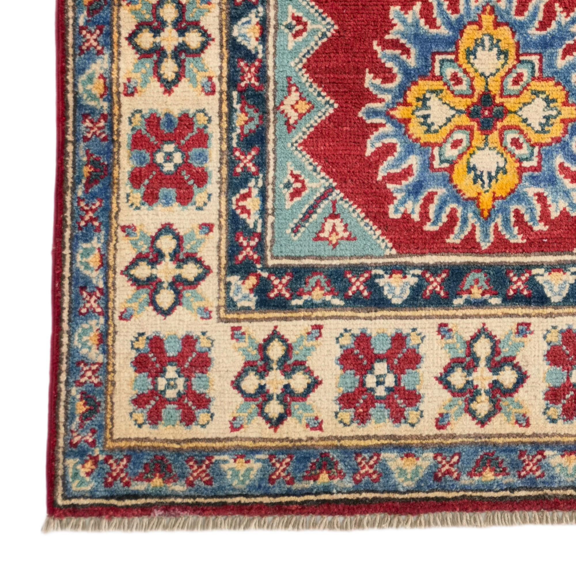 80cm x 120cm Hand Knotted Kazak Rug