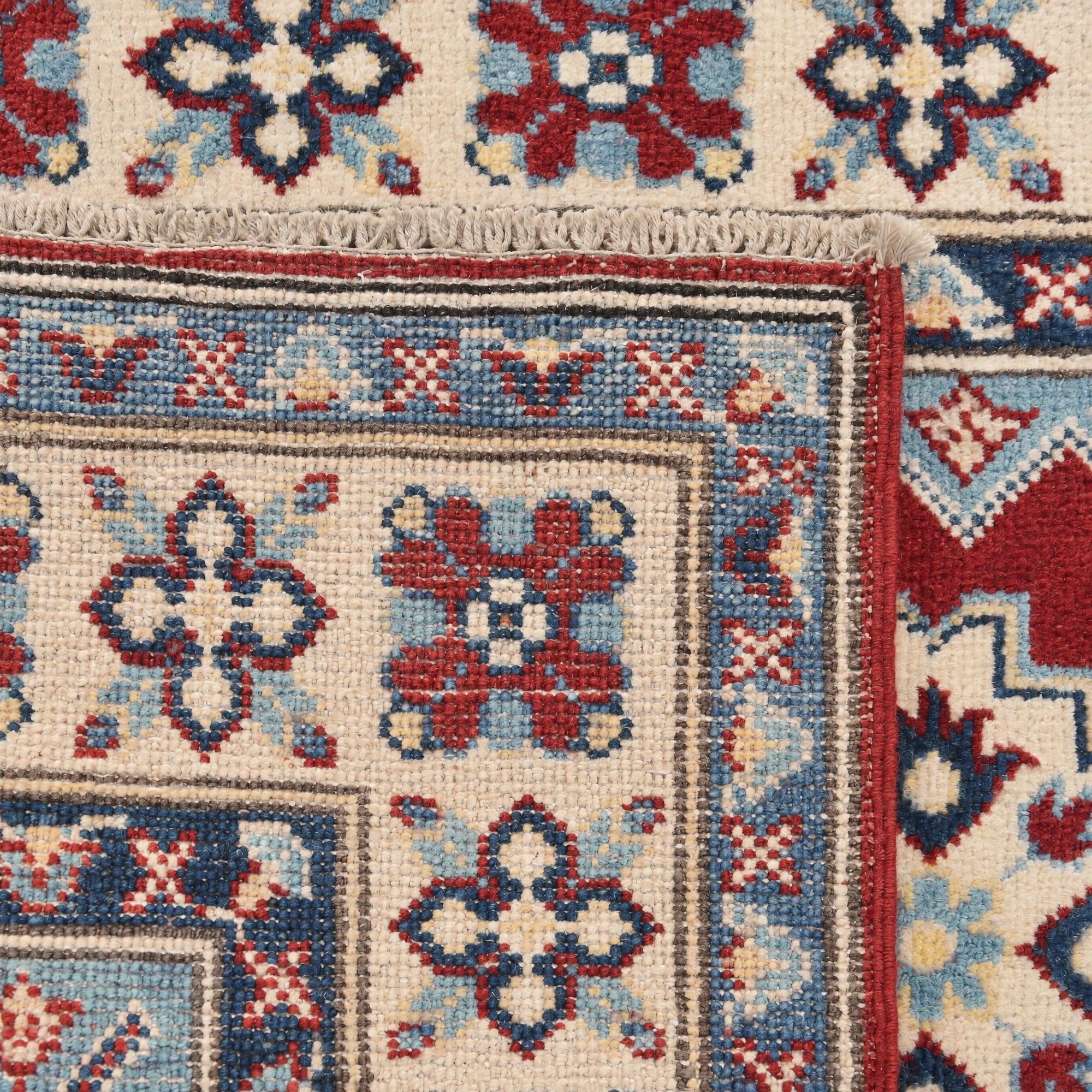 80cm x 120cm Hand Knotted Kazak Rug
