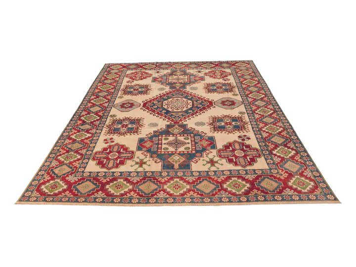 8' 1 x 11' 7 Hand Knotted Kazak Rug
