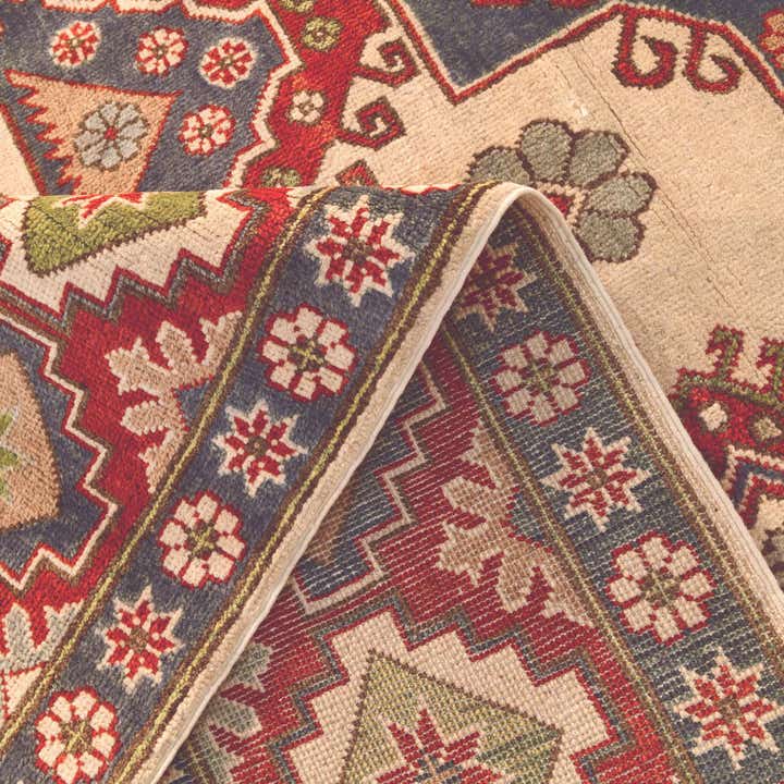 8' 1 x 11' 7 Hand Knotted Kazak Rug