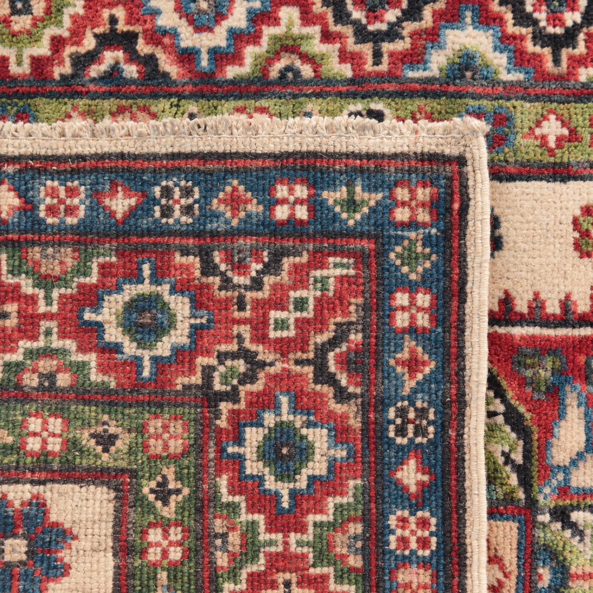 2' 9 x 4' 3 Hand Knotted Kazak Rug