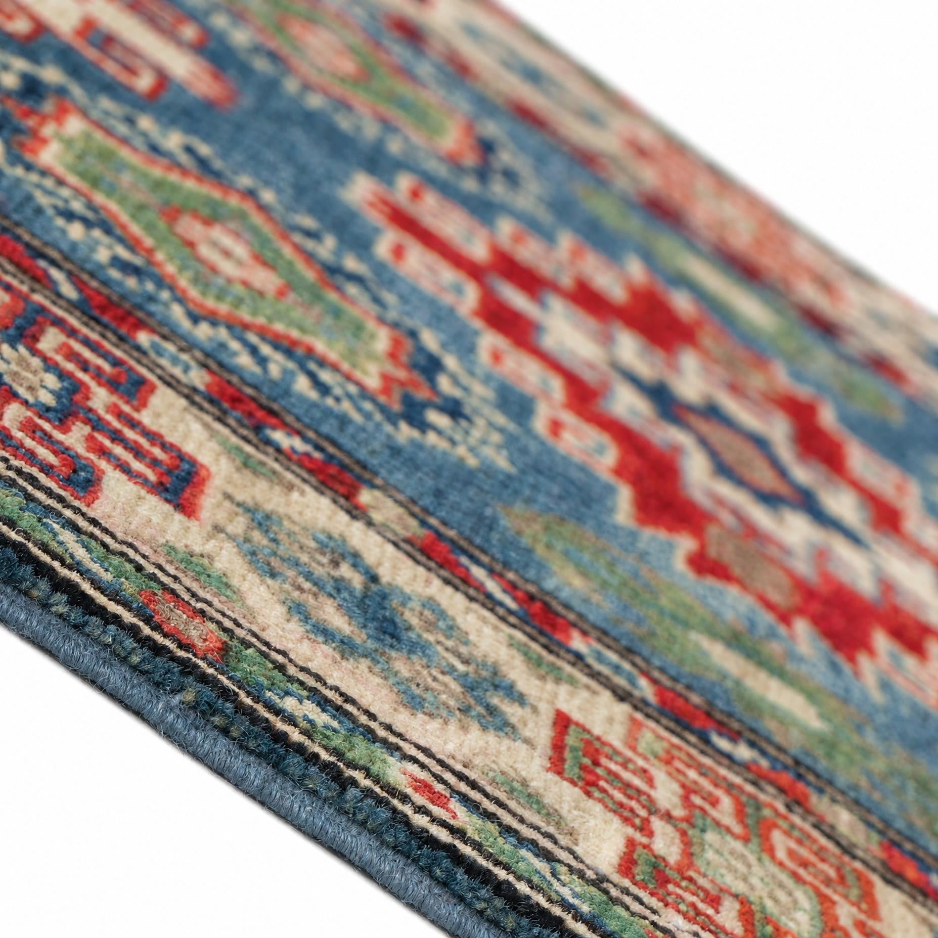 85cm x 130cm Handgeknüpft Kazak Teppich