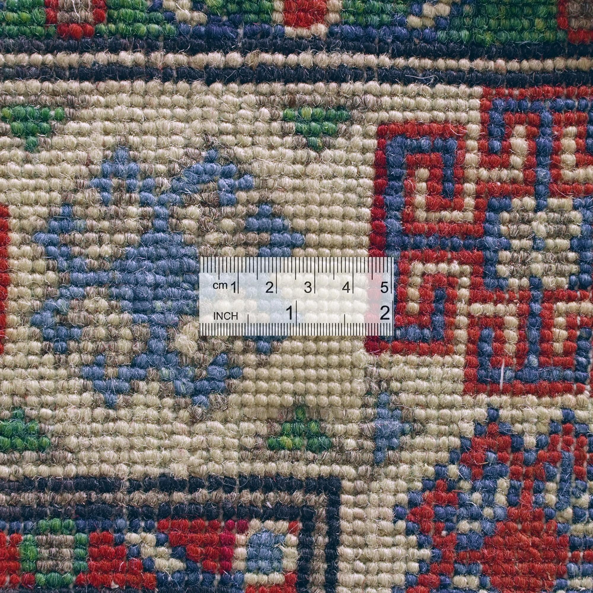 Detail image 9 of 10: 2' 10 x 4' 3 Hand Knotted Kazak Rug