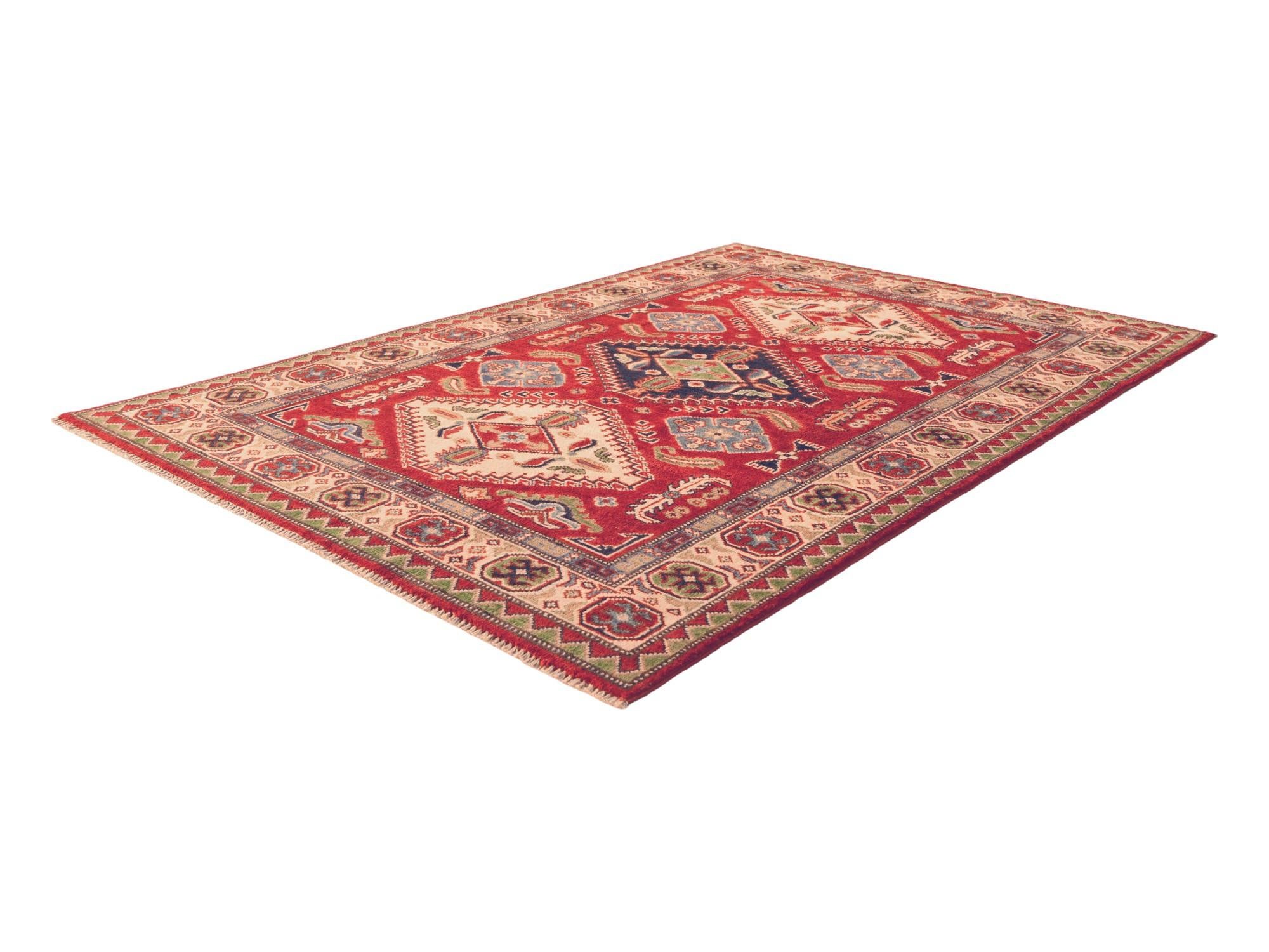4' x 5' 10 Hand Knotted Kazak Rug