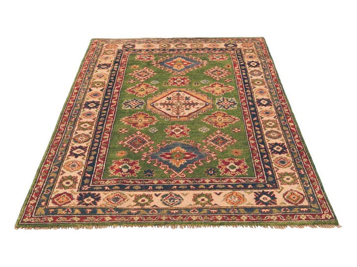 4' 2 x 5' 9 Hand Knotted Kazak Rug