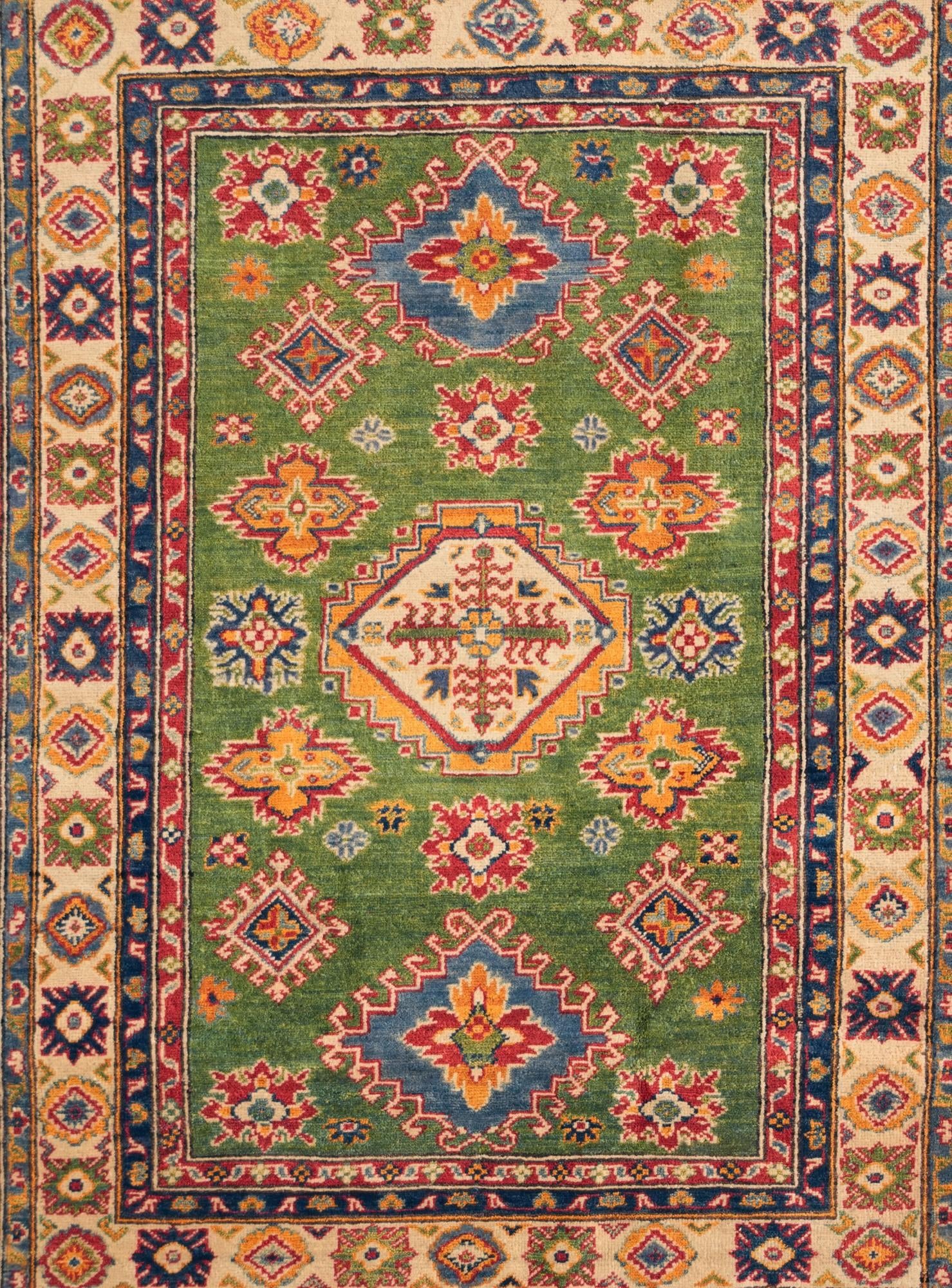 4' 2 x 5' 9 Hand Knotted Kazak Rug