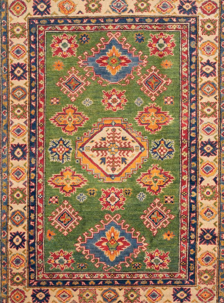 4' 2 x 5' 9 Hand Knotted Kazak Rug