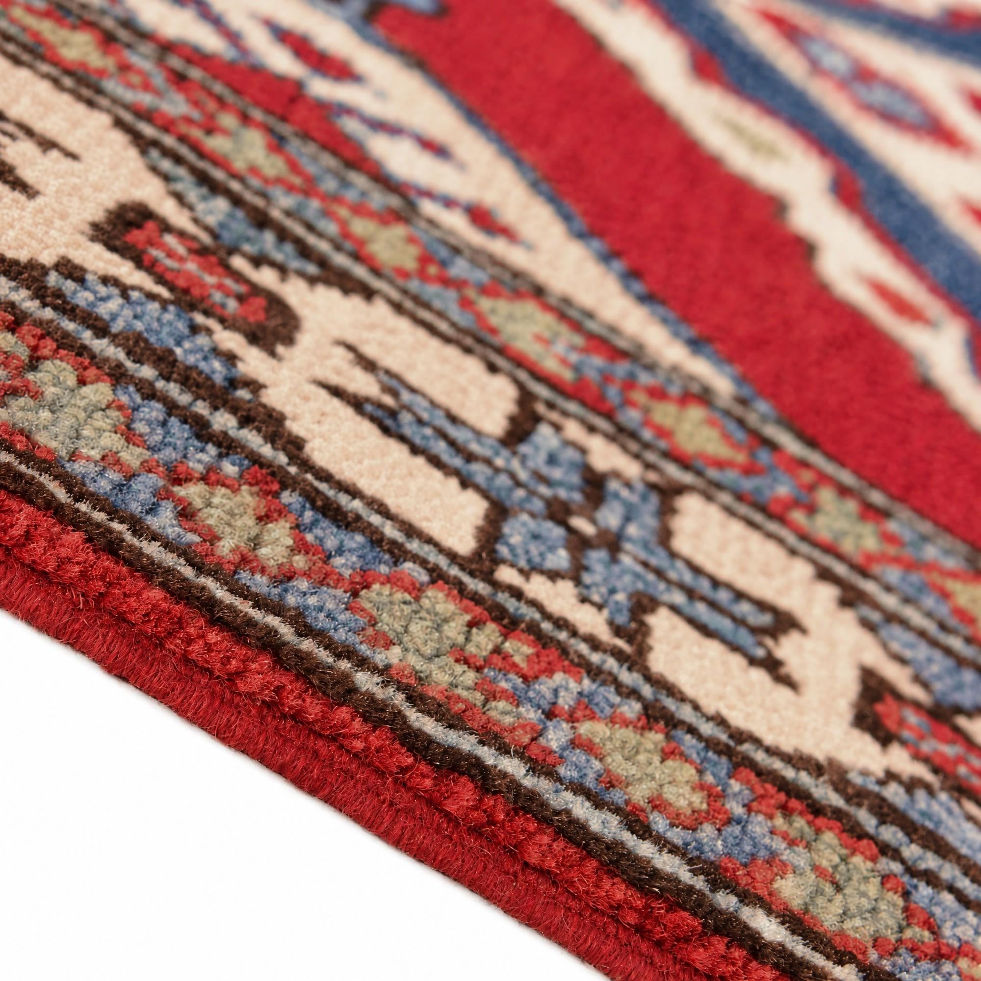 80cm x 130cm Hand Knotted Kazak Rug