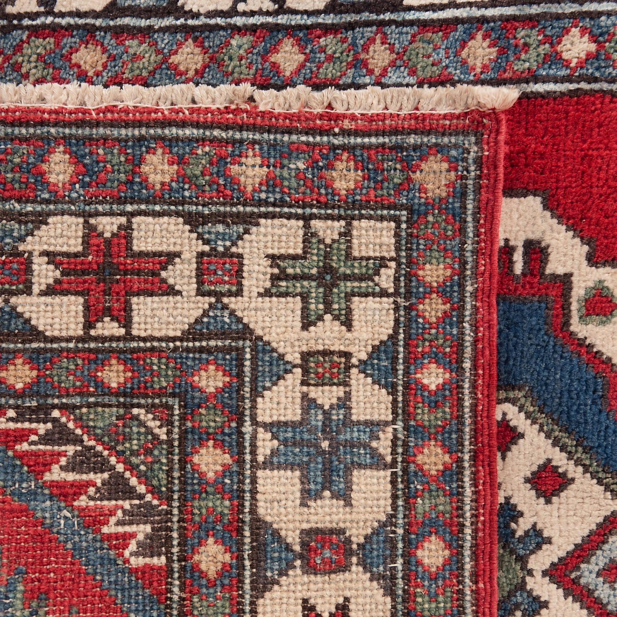 80cm x 130cm Hand Knotted Kazak Rug